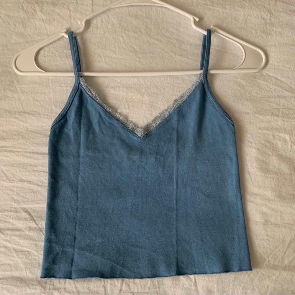 sold brandy melville blue nicolette tank
